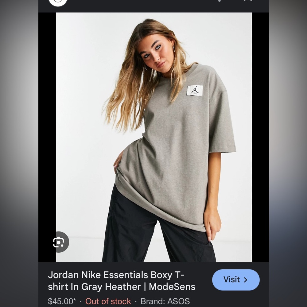 Jordan essential boxy tee